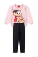 Conjunto Feminino Infantil Charmosa e Delicada - Turma da Mônica