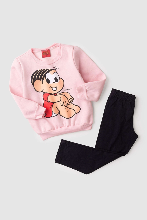 Conjunto Feminino Infantil Charmosa e Delicada - Turma da Mônica