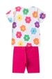 Conjunto Feminino Infantil Jardim Tropical