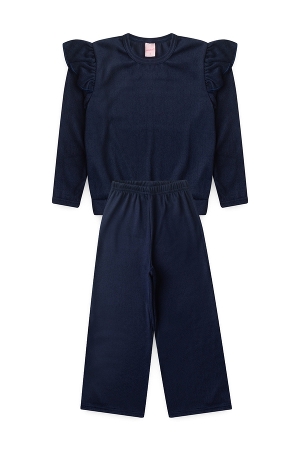 Conjunto Feminino Infantil Inverno Aconchegante