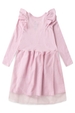 Vestido Feminino Infantil Babados - Hello Kitty