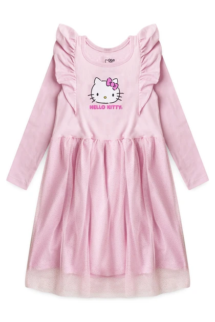 Conjunto Feminino Infantil Babados - Hello Kitty