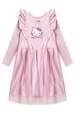Vestido Feminino Infantil Babados - Hello Kitty