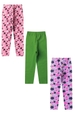 Kit 3 Legging Sortido Infantil Feminino Cores