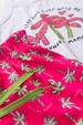 Conjunto Feminino Infantil Pôr do Sol Tropical