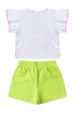 Conjunto Feminino Infantil Coqueiro Tropical