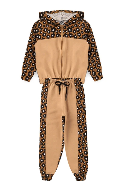 Conjunto Feminino Infantil Floral Pintado