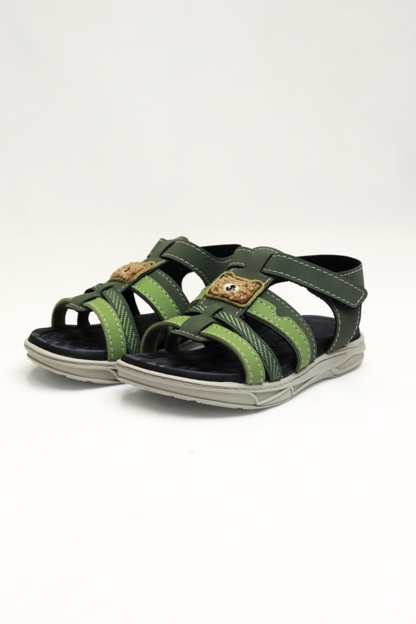 Sandália Masculina Infantil Pegadas de Ursinho - Molekinho