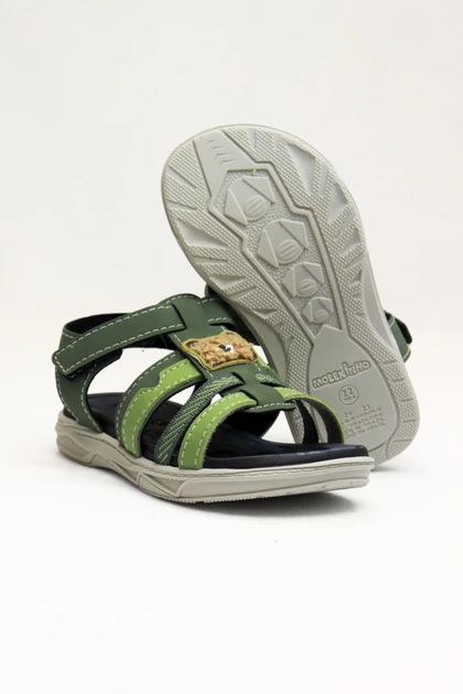 Sandália Masculina Infantil Pegadas de Ursinho - Molekinho