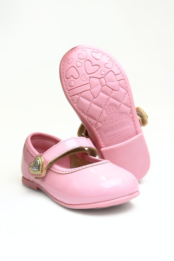 Sapatilha Feminina Infantil Vibrações do Coração - Molekinha