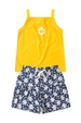Conjunto Feminino Infantil Flor de Verão