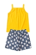 Conjunto Feminino Infantil Flor de Verão
