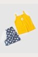 Conjunto Feminino Infantil Flor de Verão
