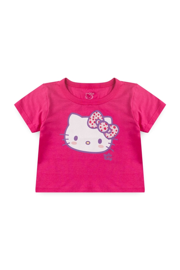 Conjunto Feminino Infantil Hk Cropped - Hello Kitty