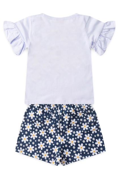 Conjunto Feminino Infantil Beleza Das Flores