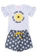 Conjunto Feminino Infantil Beleza Das Flores