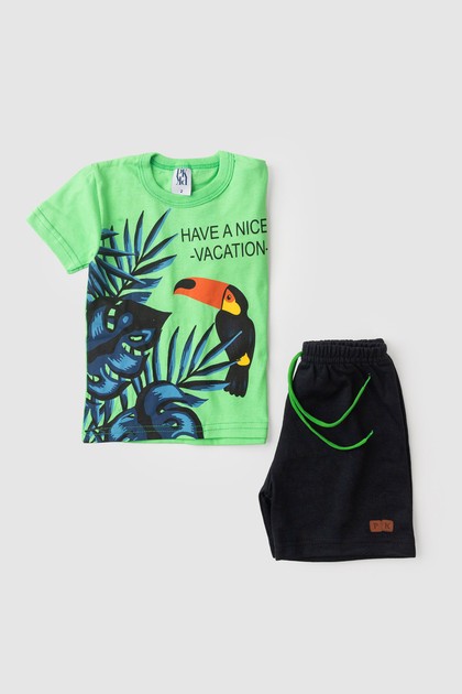 Conjunto Masculino Infantil Vacation