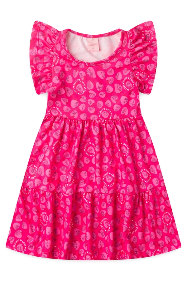 Vestido Feminino Infantil Forma Doce