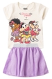 Conjunto Infantil Feminino Princesas e Amigas - Turma da Mônica