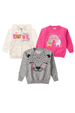 Kit Sortido 3 Casaco - Jaqueta Infantil Feminino Avulso