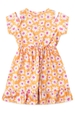 Vestido Feminino Infantil Vibrações Das Flores