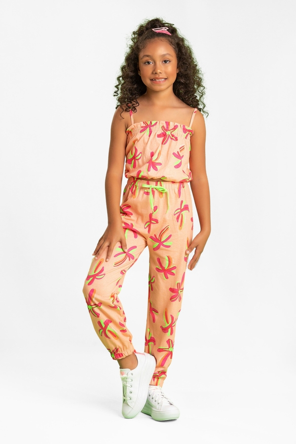 Conjunto Infantil Feminino Coqueiros Vibrantes