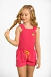 Conjunto Infantil Feminino Babados Limãozinho