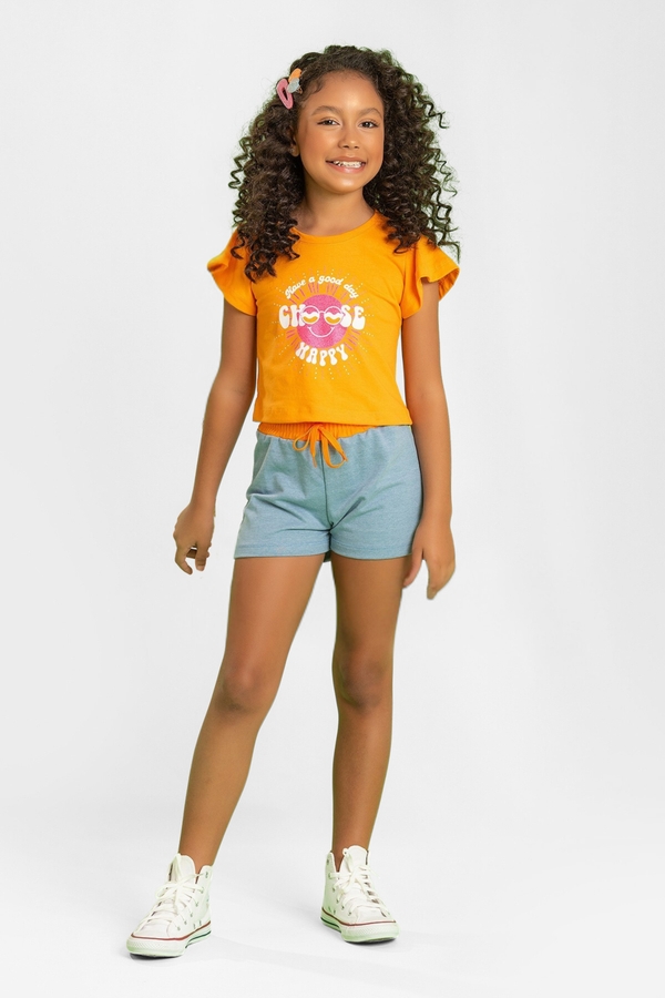 Conjunto Infantil Feminino Choose Happy