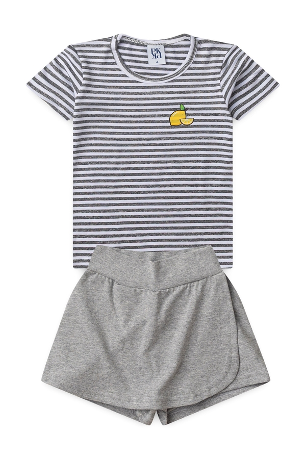 Conjunto Feminino Infantil Limonada