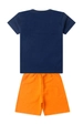 Conjunto Masculino Marinho Peixes