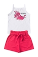 Conjunto Infantil Feminino Mordida de Morango