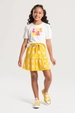 Conjunto Feminino Infantil Mangas Bufantes