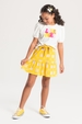 Conjunto Feminino Infantil Mangas Bufantes