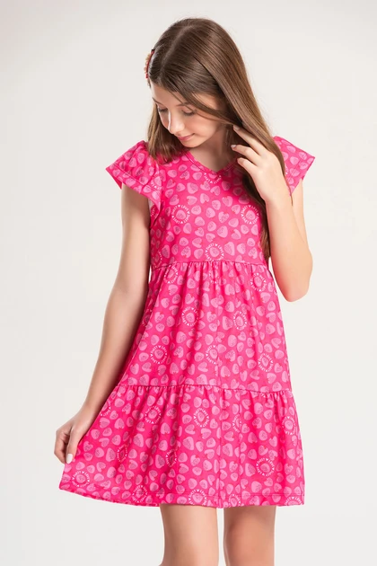 Vestido Feminino Infantil Forma Doce
