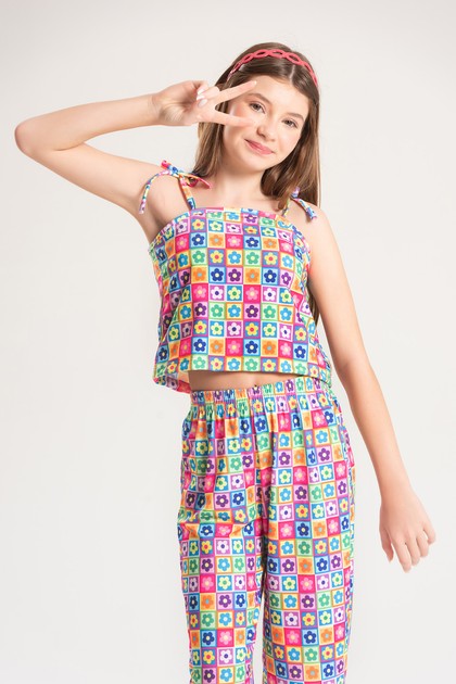 Conjunto Infantil Feminino Brincadeira de Criança