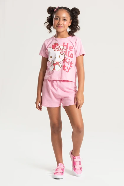 Conjunto Feminino Infantil Doce Frutinha - Hello Kitty