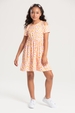 Vestido Feminino Infantil Vibrações Das Flores