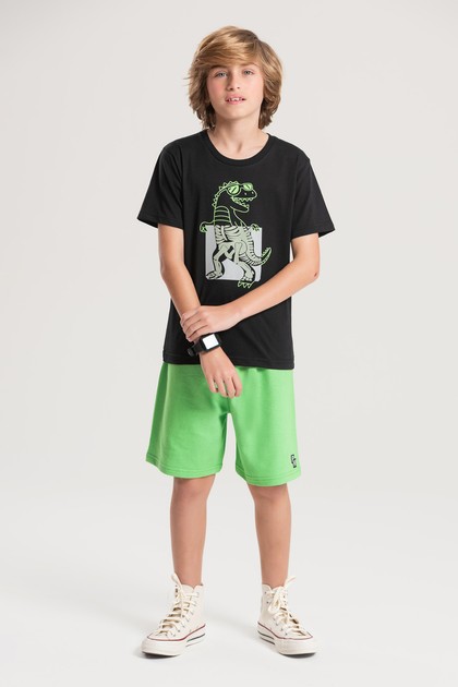 Conjunto Masculino Infantil Interativo Dino X Factor