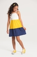 Vestido Feminino Infantil Cores do Verão