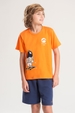 Conjunto Masculino Laranja Mundo
