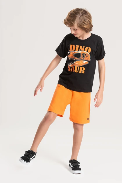 Conjunto Masculino Infantil Fóssil de Dino