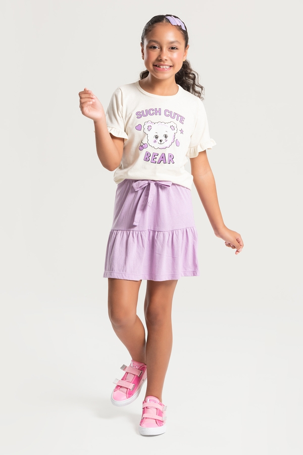 Conjunto Feminino Infantil Cute Bear