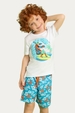 Conjunto Infantil Masculino Tigre Surfista