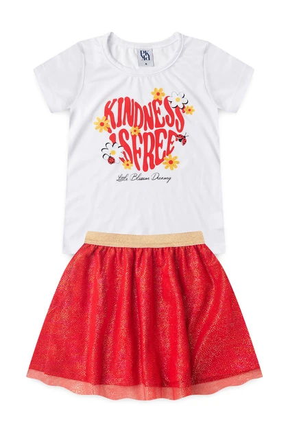 Conjunto Infantil Feminino Pequena Flor Sonhadora