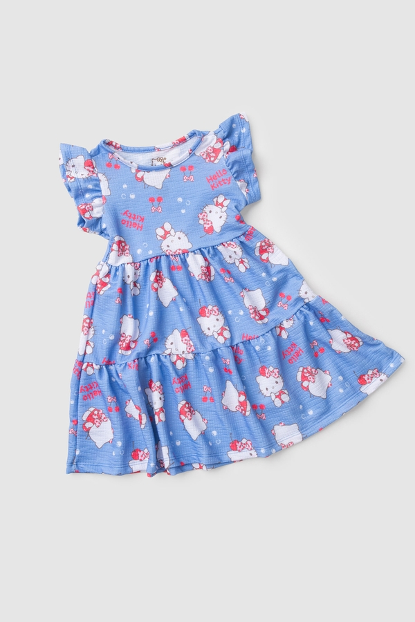Vestido Feminino Infantil Doce Cereja - Hello Kitty