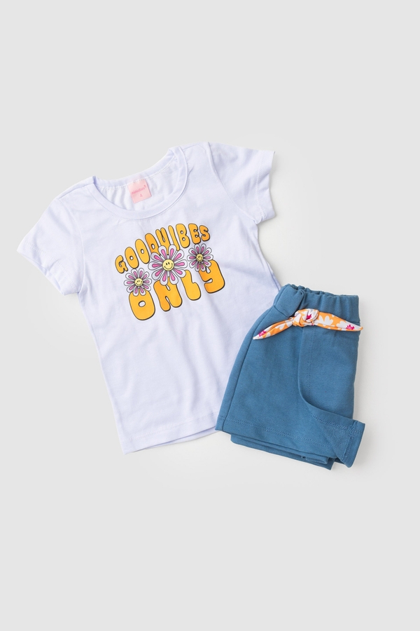 Conjunto Infantil Feminino Vibração Das Flores