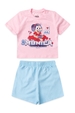 Conjunto Infantil Feminino Princesa de Atitude - Turma da Mônica