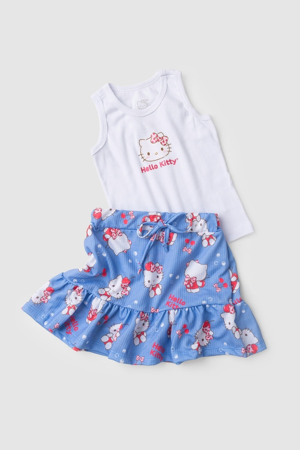 Conjunto Feminino Infantil Cerejinhas da Hello Kitty - Hello Kitty