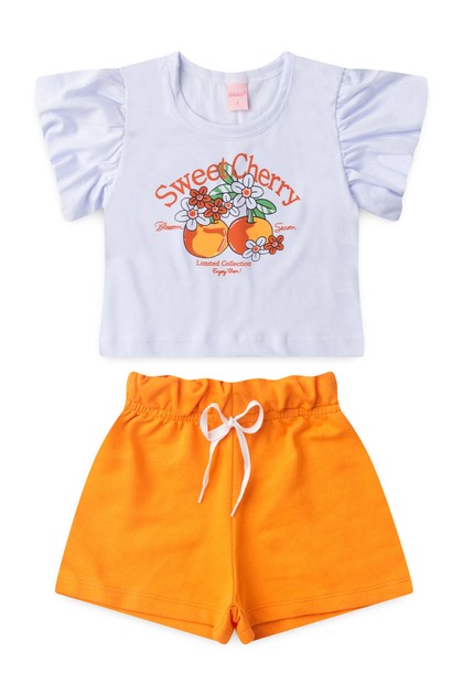 Conjunto Infantil Feminino Doce Fruta