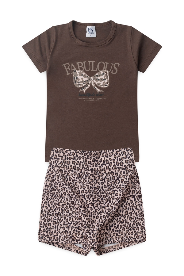 Conjunto Feminino Infantil Moda Fabulosa